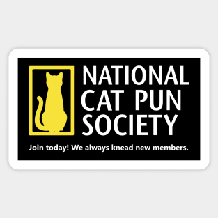 National Cat Pun Society Sticker